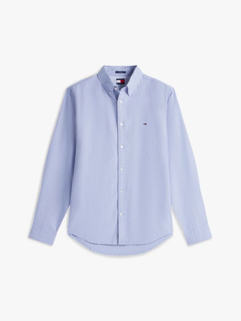 Purple Regular Fit Button-Down Collar Oxford Shirt  Men