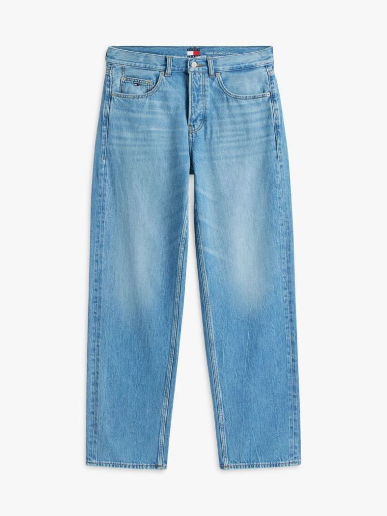 Denim Jaimie Whiskered Relaxed Straight Leg Jeans  Men