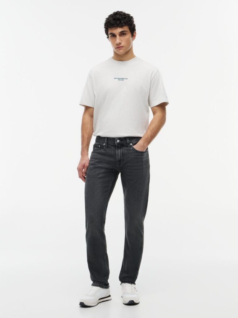 Denim Scanton Slim Faded Black Jeans  Men