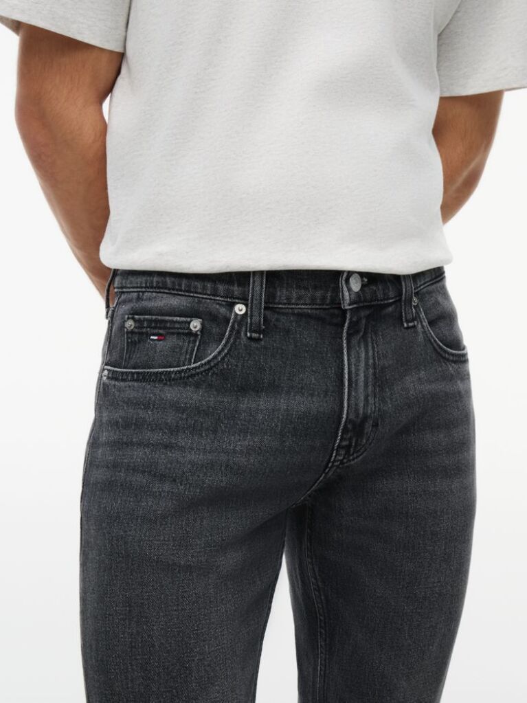 Denim Scanton Slim Faded Black Jeans  Men