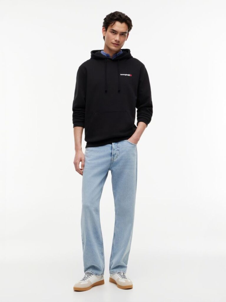 Black Regular Entry DNA Hoodie  Men