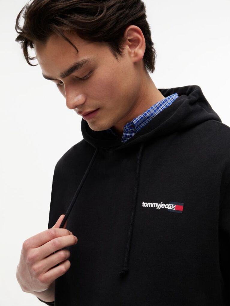 Black Regular Entry DNA Hoodie  Men