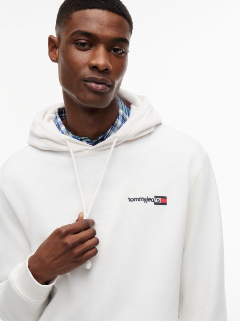 White Regular Entry DNA Hoodie  Men