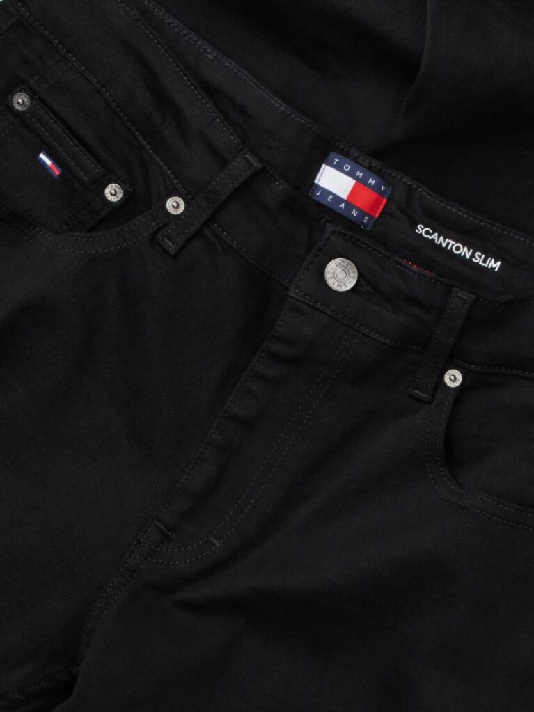 Denim Scanton Slim Black Jeans  Men