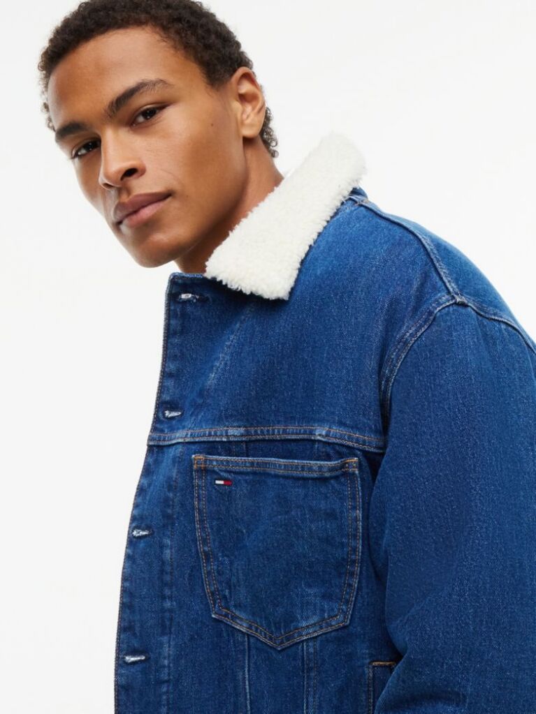 Denim Denim Τζάκετ Με Teddy Γιακά  Άνδρες