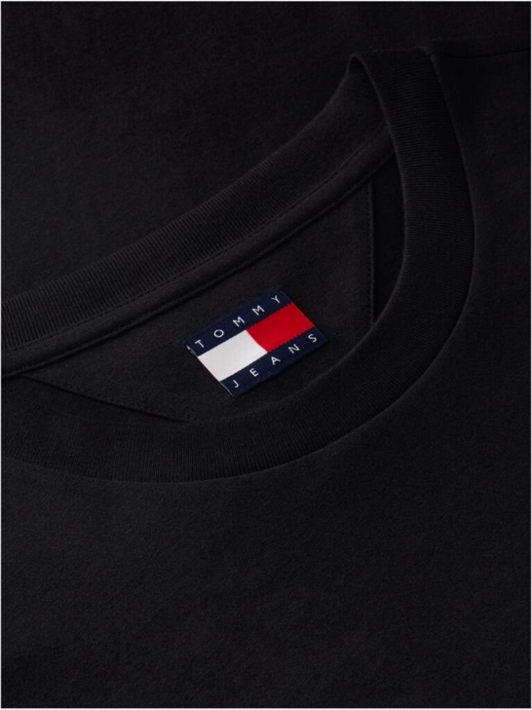 Black Signature Logo Slim Long Sleeve T-Shirt  Men