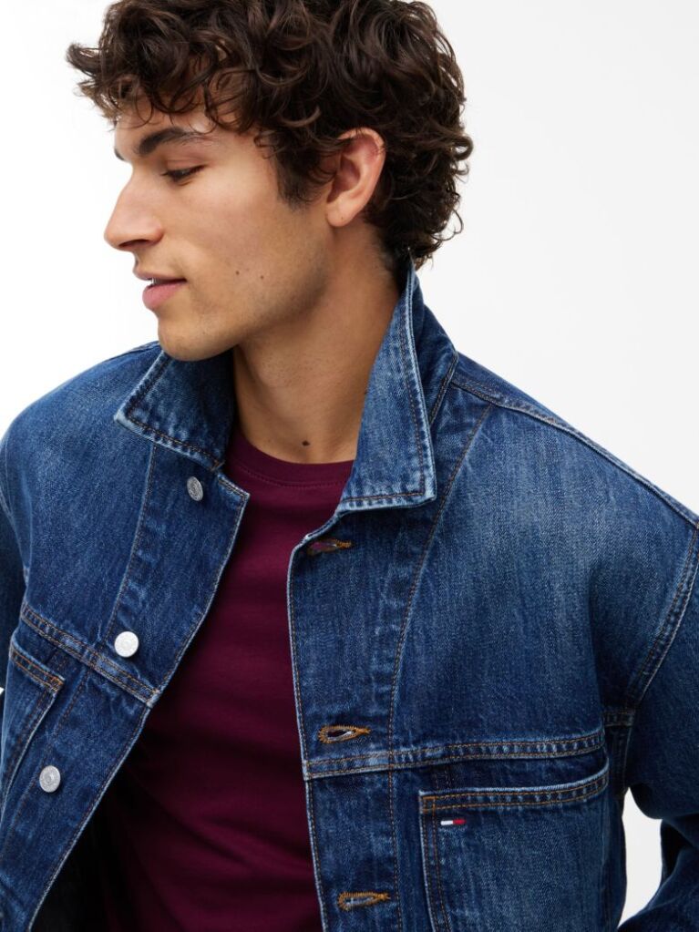 Denim Άνετο Denim Trucker Τζάκετ  Άνδρες