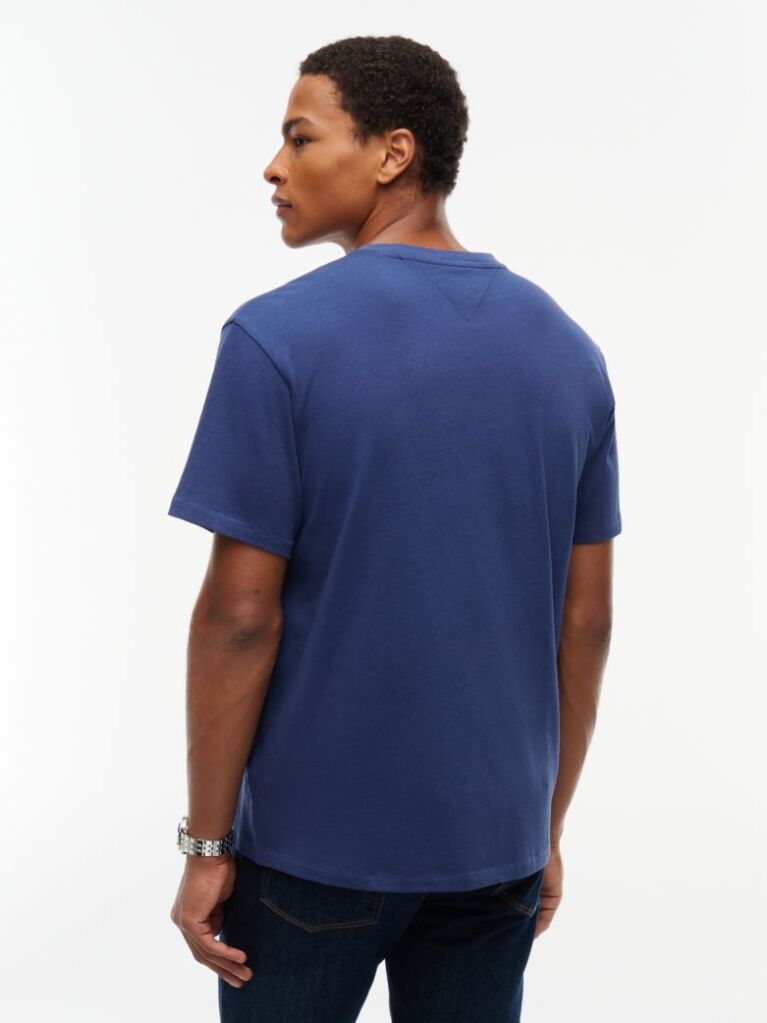 Blue Logo Relaxed Crew Neck T-Shirt  Men