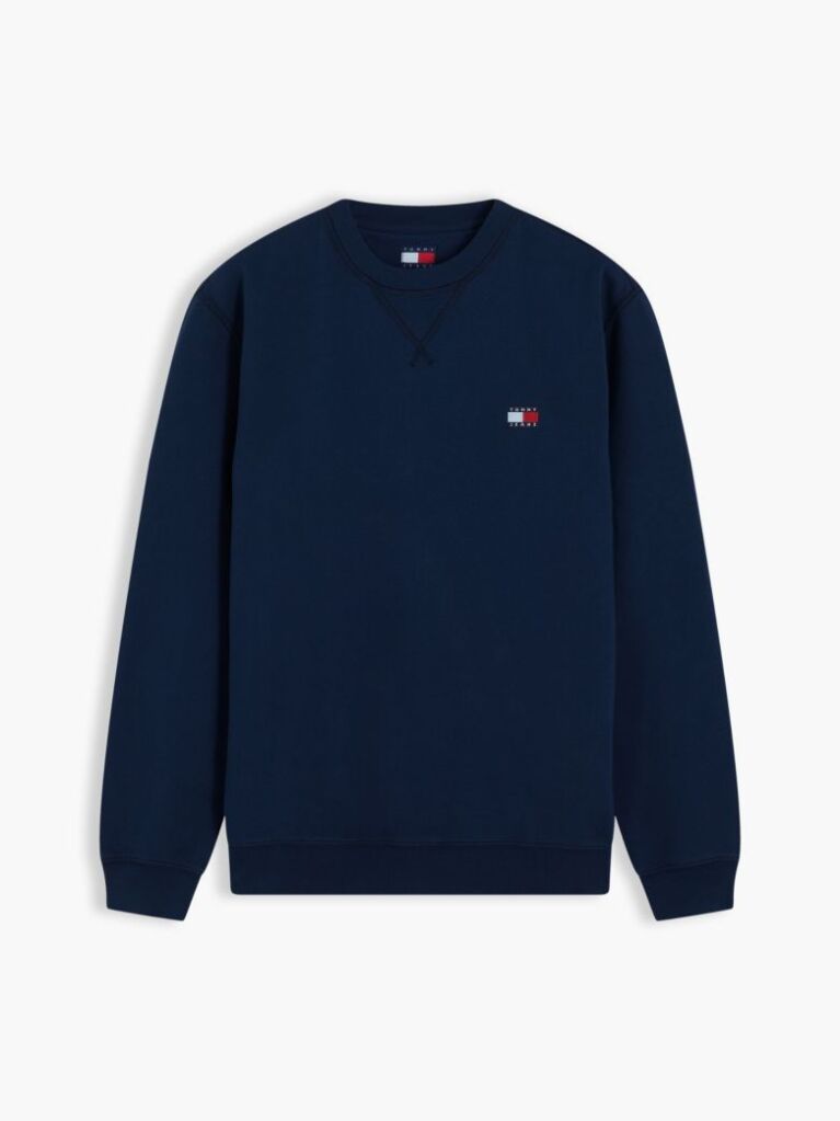 Blue Badge Fleece Crew Neck Sweatshirt  Men