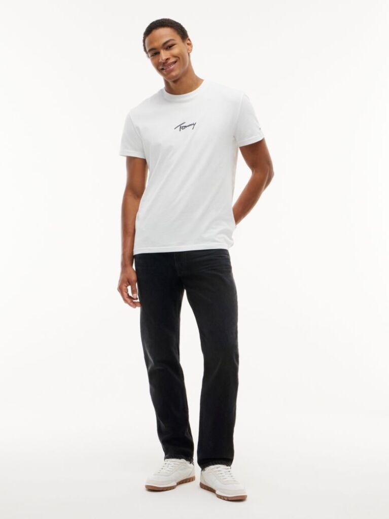 Denim Ryan Slim Straight Black Jeans  Men