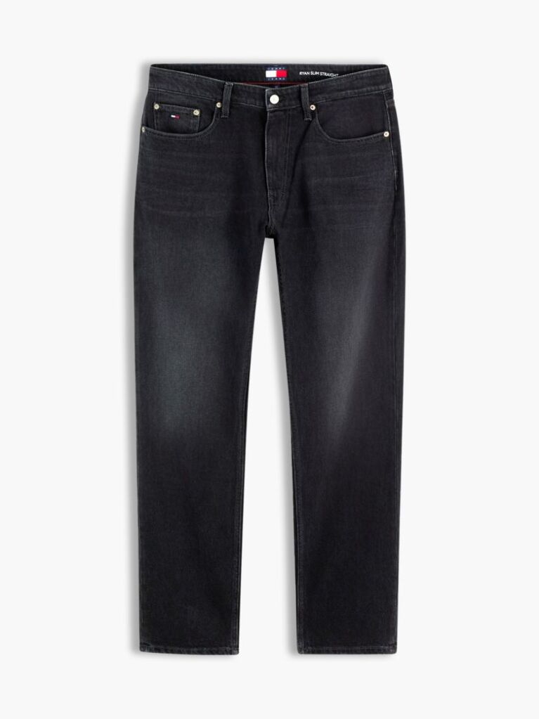 Denim Ryan Slim Straight Black Jeans  Men