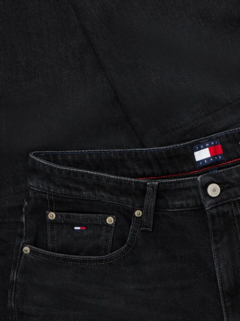Denim Ryan Slim Straight Black Jeans  Men