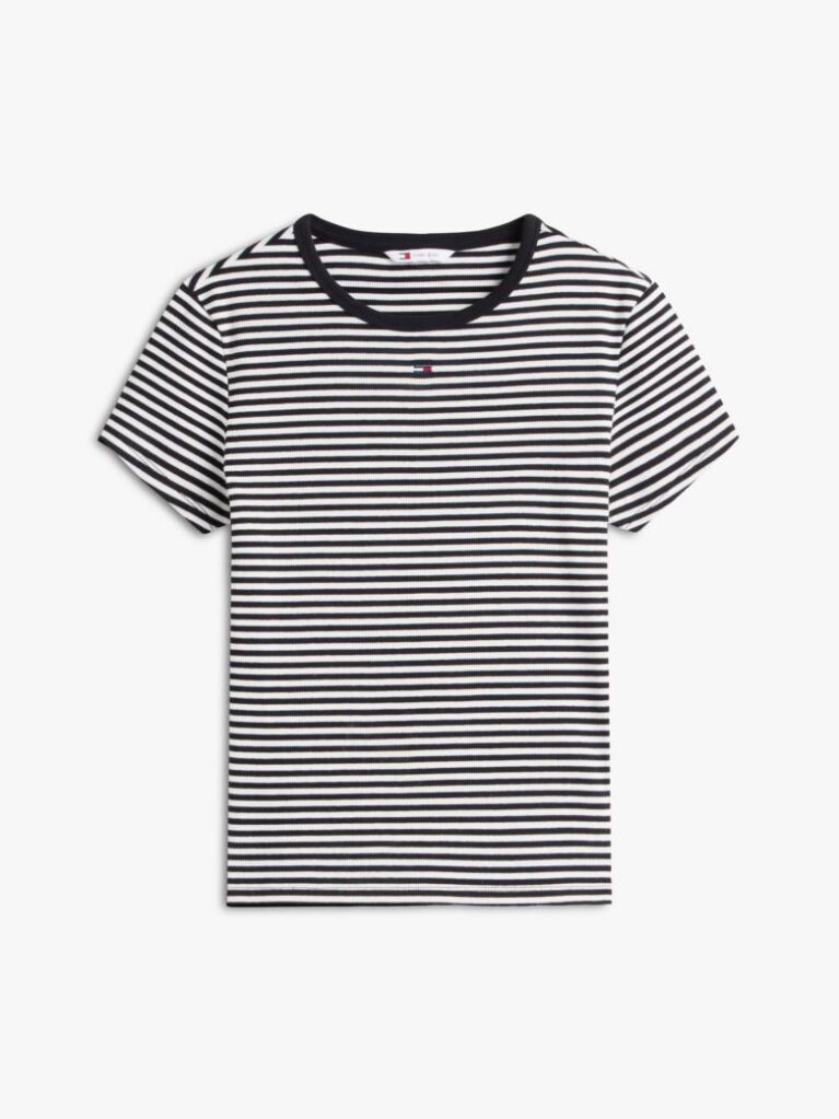 Multi Essential Slim Rib-Knit T-Shirt  Women