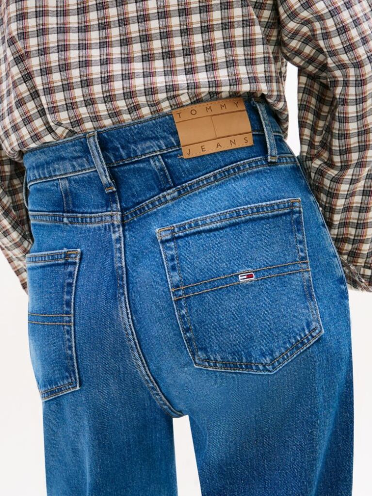 Denim Mom Ψηλόμεσο Τζιν Σε Ίσια Tapered Γραμμή  Γυναίκες