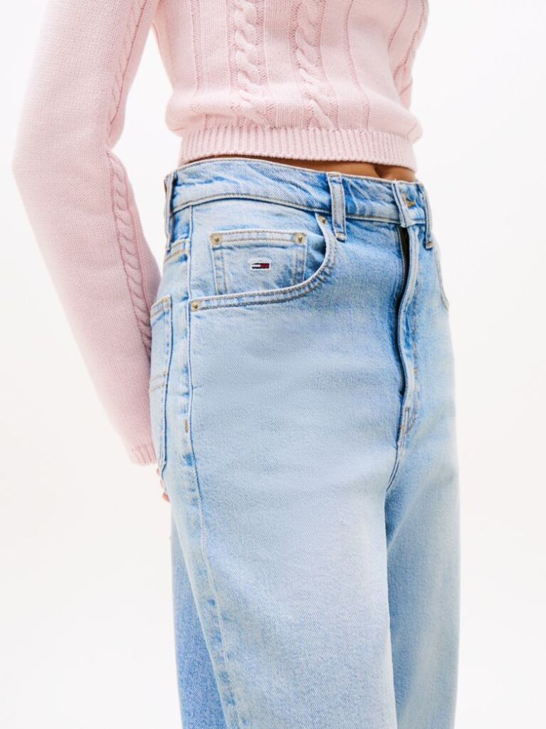 Denim Extra Ψηλόμεσο Mom Τζιν Σε Tapered Γραμμή  Γυναίκες