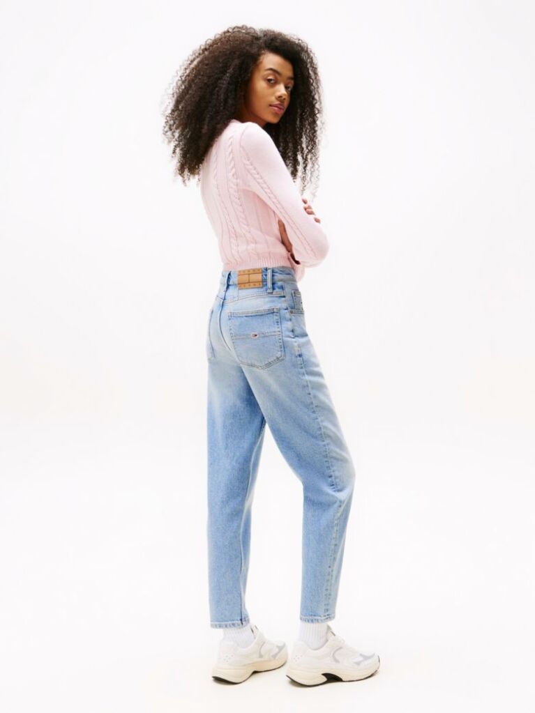 Denim Extra Ψηλόμεσο Mom Τζιν Σε Tapered Γραμμή  Γυναίκες