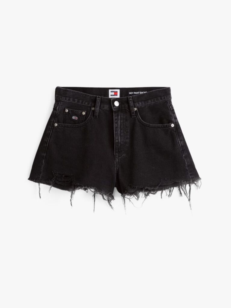 Denim Relaxed Distressed Denim Shorts  Women