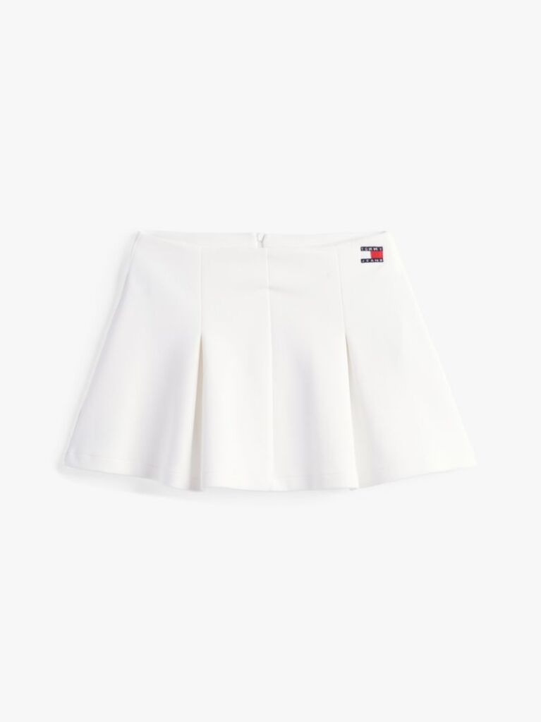 Beige Fit And Flare Mini Skirt  Women