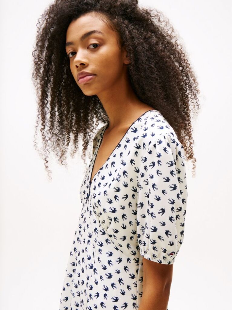 Multi Crepe Mini Dress  Women
