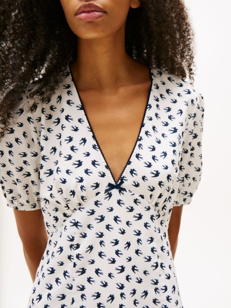 Multi Crepe Mini Dress  Women