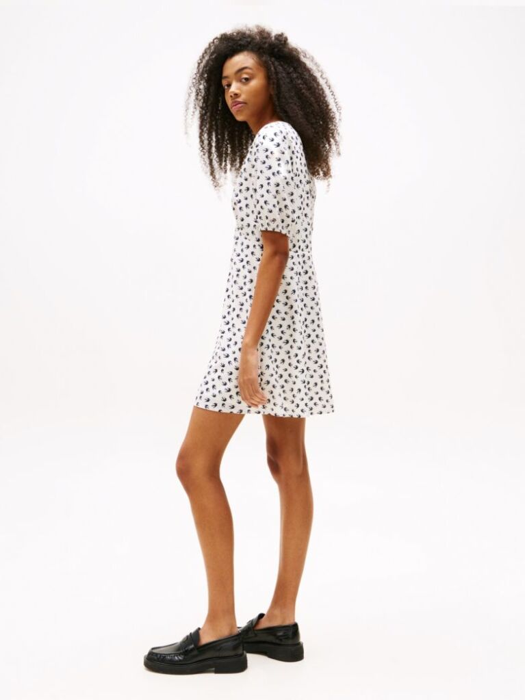 Multi Crepe Mini Dress  Women