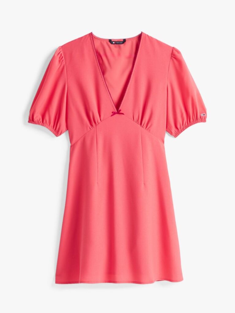Pink Crepe Mini Dress  Women