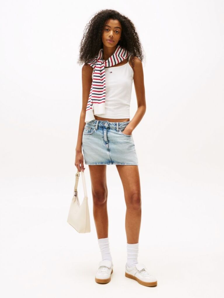 Beige Essential Strap Top  Women