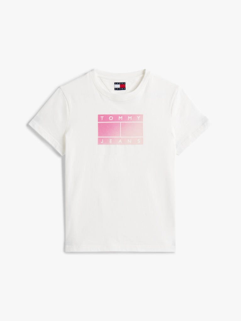 Μπεζ T-Shirt Με Λογότυπο Και Κλασική Λαιμόκοψη  Γυναίκες