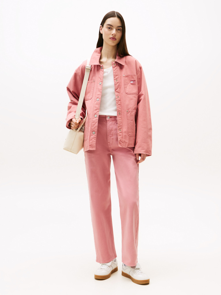 Pink Layla High Rise Slim Straight Leg Jeans  Women