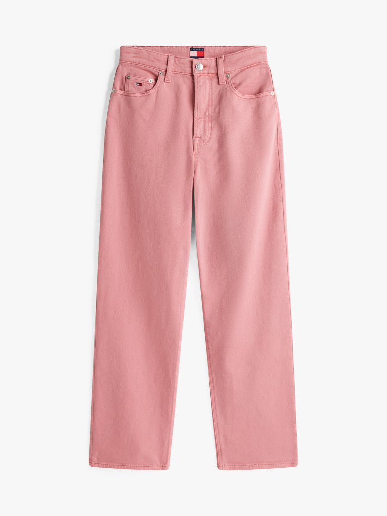 Pink Layla High Rise Slim Straight Leg Jeans  Women
