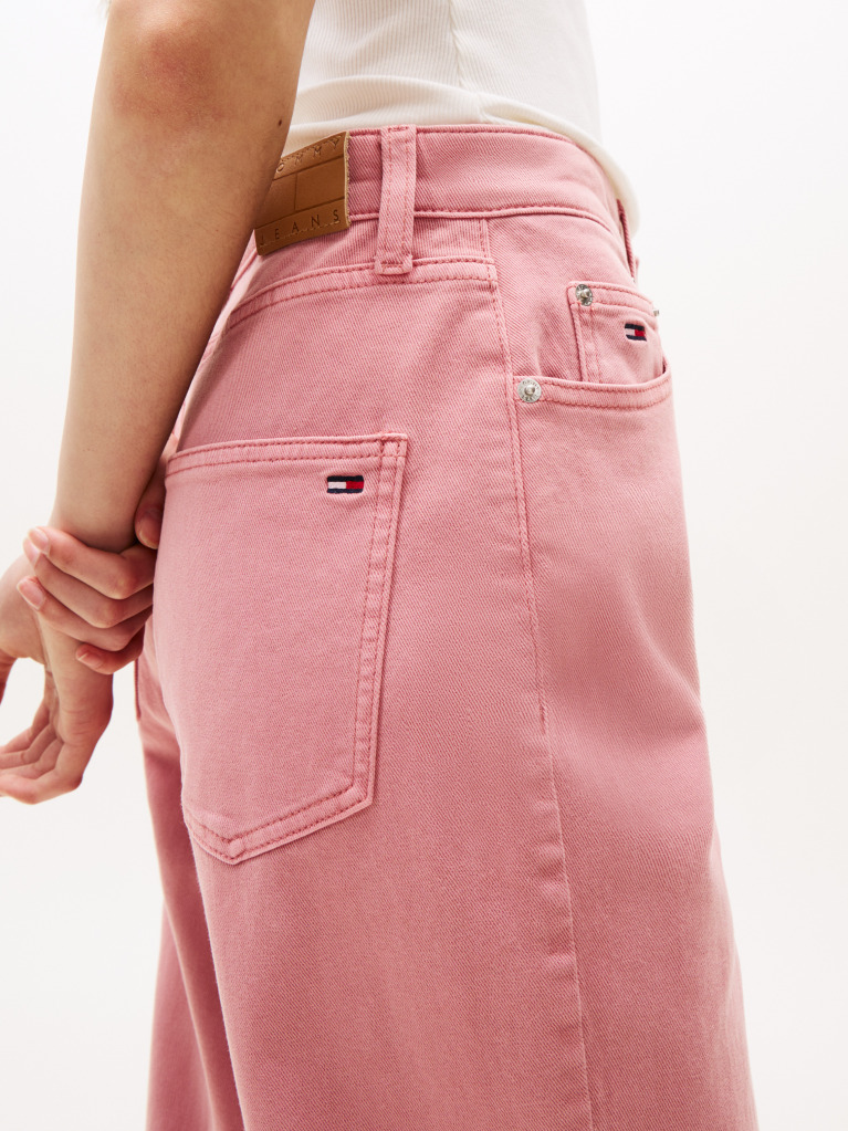 Pink Layla High Rise Slim Straight Leg Jeans  Women