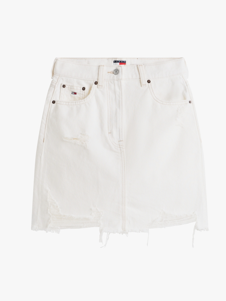 Denim Mom Fit Mini Denim Skirt  Women