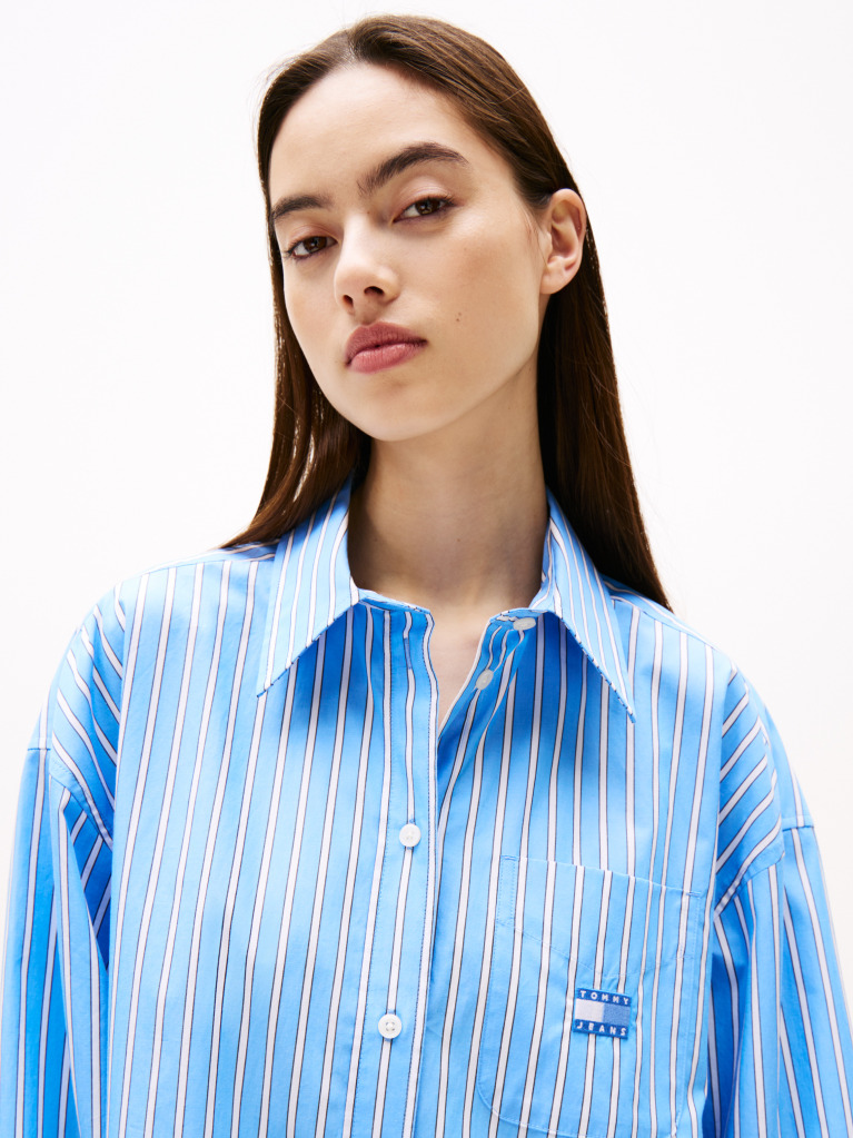 Multi Oversized Mini Shirt Dress  Women