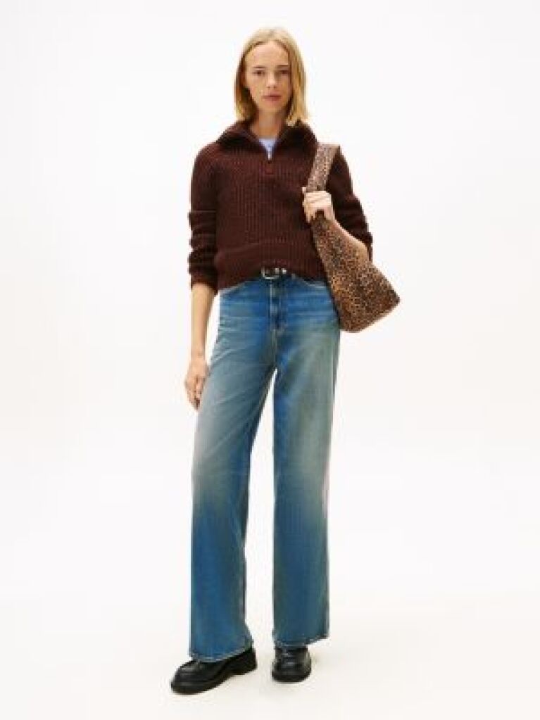 Denim Claire Ψηλόμεσο Τζιν Σε Φαρδιά Γραμμή  Γυναίκες
