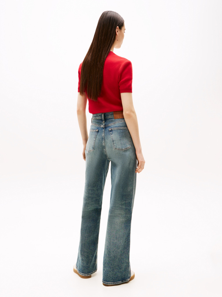 Denim Claire Ψηλόμεσο Τζιν Σε Φαρδιά Γραμμή  Γυναίκες