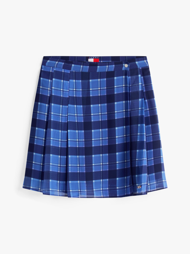 Multi Pleated Chiffon Mini Skirt  Women