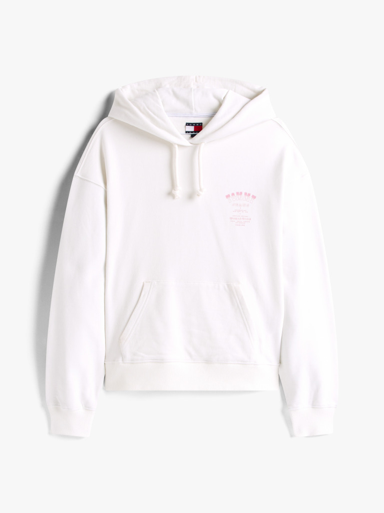 White Boxy Western TJ Hoodie  Women