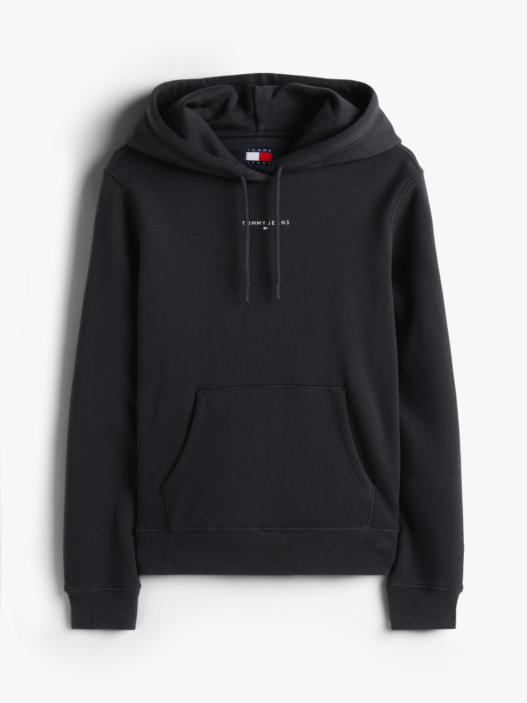 Μαύρο Fleece Hoody Με Λογότυπο  Γυναίκες