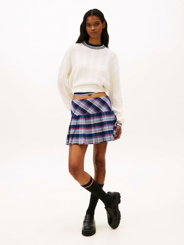 White Flag Cable Knit Relaxed Jumper  Women