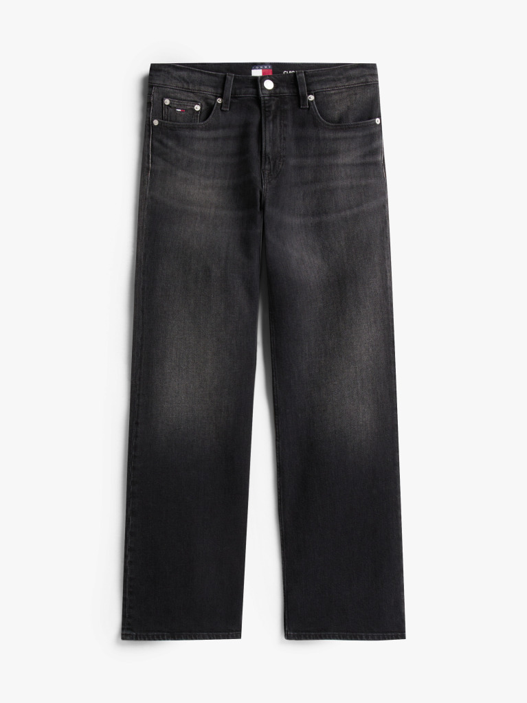 Denim Μαύρο Bootcut Τζιν Με Κανονική Μέση  Γυναίκες