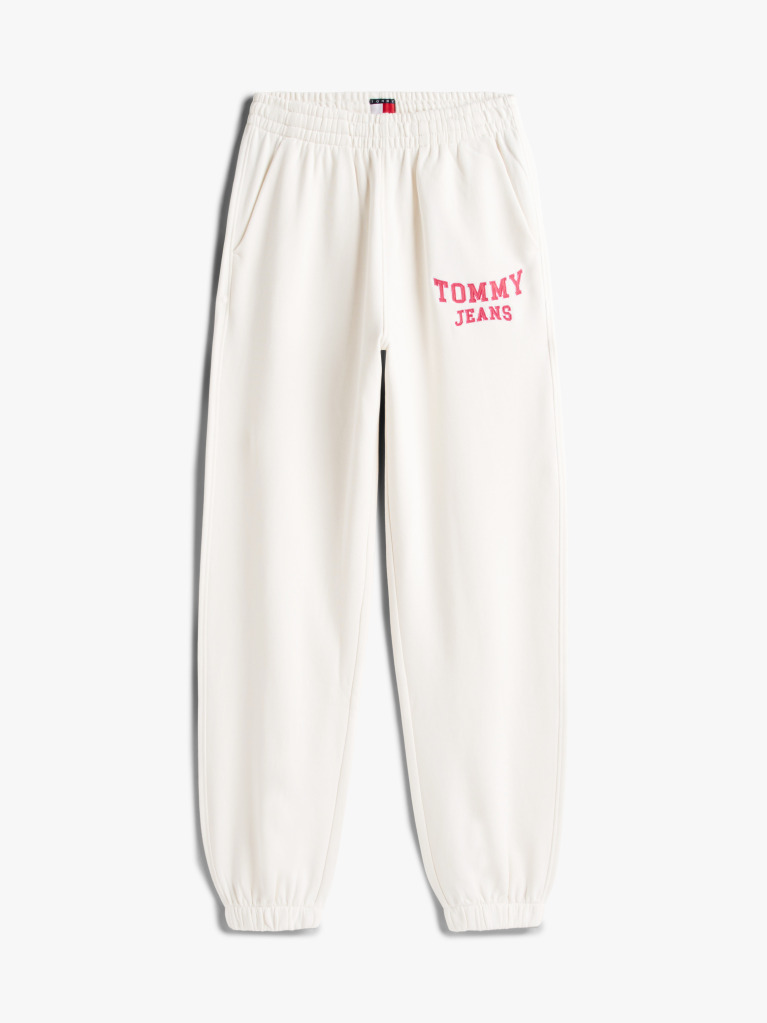 Άσπρο Terry Παντελόνι Φόρμας Με Varsity Λογότυπο  Γυναίκες
