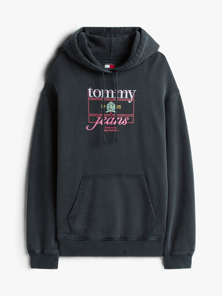 Μαύρο Crest Flag Hoodie  Γυναίκες