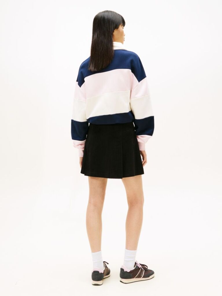 Black Pleated Mini Skirt  Women