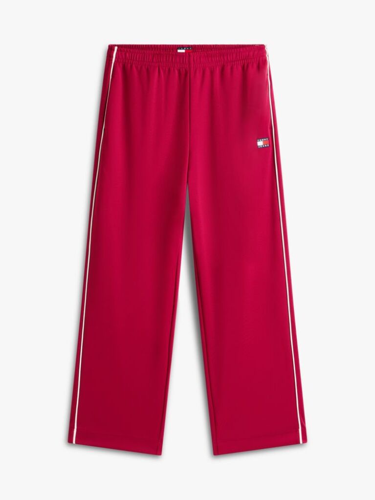 Pink Tommy Badge Interlock Knit Relaxed Joggers  Women