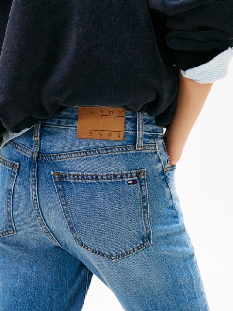 Denim Whiskered Mid Rise Slim Jeans  Women