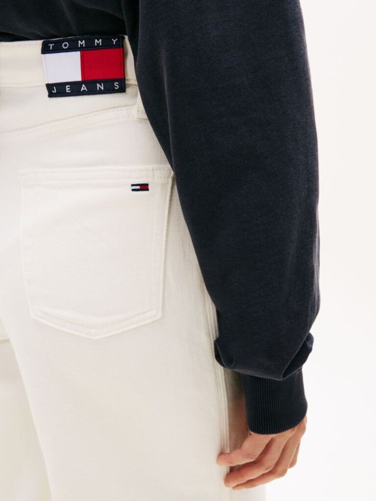 Denim Claire High Rise Wide Leg White Jeans  Women