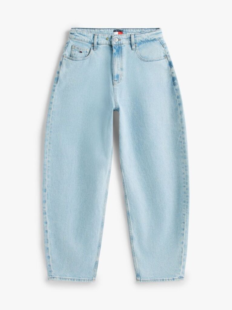 Denim Faded Balloon Tapered Leg Jeans  Women