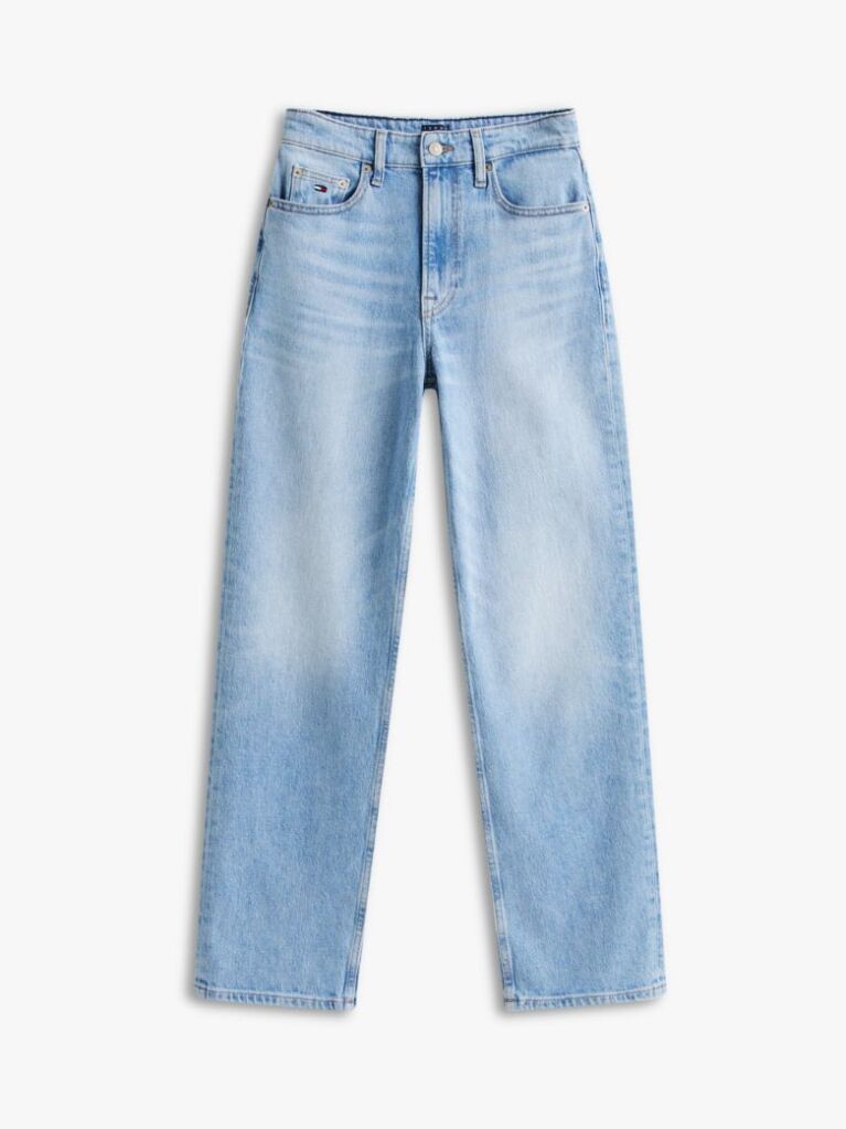 Denim High Rise Slim Straight Leg Jeans  Women
