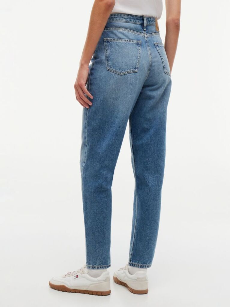Denim Ψηλόμεσο Τζιμ Mom Σε Tapered Γραμμή  Γυναίκες