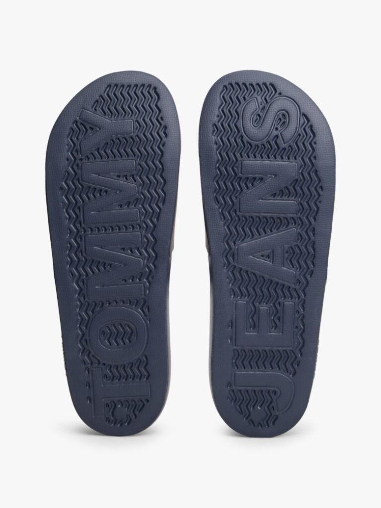 Blue Essential Flag Badge Pool Slides  Men